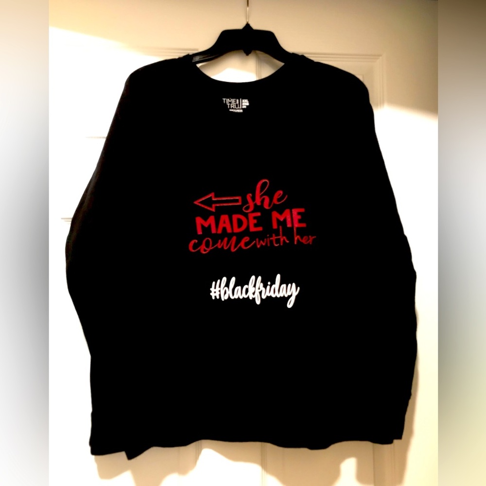 Black Friday graphic sweatshirt